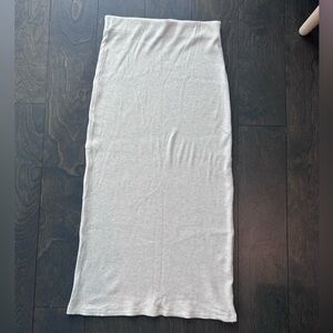 Wilfred Ribbed Knit Pencil Skirt Midi Size XS